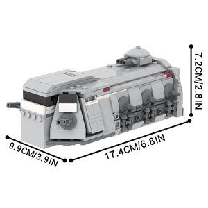 Moc2355 Đế Quốc Bọc Thép Tuần Tra Thuyền 403Pcs Gạch Không Gian Chiến Tranh Phim Lắp Ráp Giáo Dục DIY Xây Dựng Khối Cho Trẻ Em Quà Tặng Đồ Chơi - Product Image 3