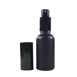 30ml 50ml 100mL forma redonda mate esmerilado negro bomba rociador loción o botella de <span class=keywords><strong>aceite</strong></span> esencial - Product Image 3