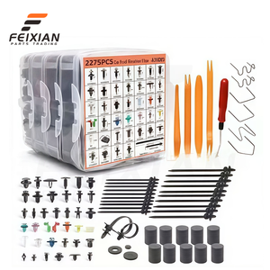 새로운 2275pcs 플라스틱 범용 자동차 패스너 키트 바디 머드 가드 리프 플레이트 도어 플레이트 리벳 - Product Image 1