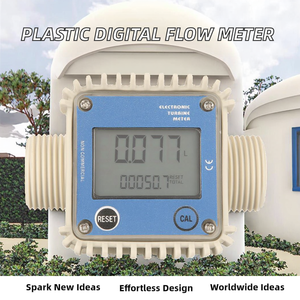 Débitmètre d'huile à section variable K24 en plastique, alimenté par batterie, résistant à la corrosion, filetage externe 1 pouce, 20-80 L, OEM, précision +/-1%, K24 OEM - Product Image 3