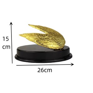 Trophée personnalisé en alliage de zinc plaqué argent - Trophée écologique en métal plaqué avec gravure or et argent - Product Image 5