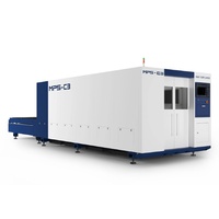 Machine de découpe laser métallique intelligente entièrement fermée à double table Han's Laser 3015