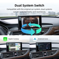 Décodeur audio Carplay Retrofit, lecteur multimédia de qualité supérieure, CarPlay sans fil, Android Auto, module GPS mains libres, système A6 C6 Quattro