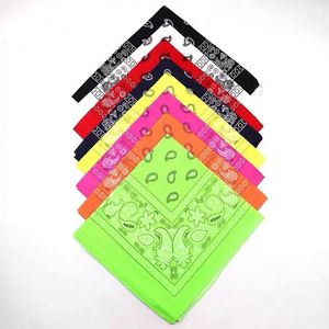 Cotton <b>Silk</b> Feeling Square Satin Neck & Head <b>Scarf</b> Bandana Style Sporty Custom Printed Four Seasons for <b>Women</b> - Product Image 2