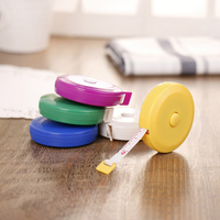 Mini ruban à mesurer rétractable souple de 1.5m avec logo personnalisé, ruban à mesurer promotionnel pour la taille et les soins infirmiers médicaux