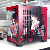 Boîtier d'ordinateur de jeu vertical OEM Ryzen 360 sur le thème de l'anime et du manga, boîtier de bureau avec fenêtre latérale, tour complète ATX en stock