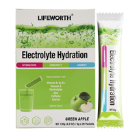 Lifeworth Bulk Sports Nutrition Suppléments Électrolyte et Vitamine C Boisson Énergétique Power Energy Box Emballage