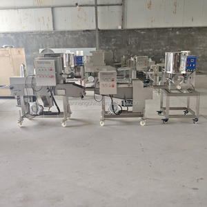 Petite ligne de production de machines automatiques pour la fabrication de galettes de viande pour hamburgers et de blocs de nuggets de poulet, très demandée - Product Image 6
