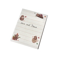 Ligne de papeterie personnalisée taille personnalisée bloc-notes scolaire auto-adhésif Notes autocollantes Papeterie Note autocollante