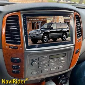 Autoradio Android 13 avec commande vocale IA pour Toyota Land Cruiser LC100 pour Lexus LX470 J100 2 II 2002-2007 GPS CarPlay Navigation - Product Image 1