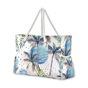 Wholesale Market Promotional Shopper Bag Comfortable <b>Shoulder</b> <b>Straps</b> Larger Beach Hand Bag for Women - Product Image 1