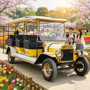 Auto Clásico Retro Eléctrico de Lujo con Techo Abierto para 8 Personas, Ideal para Bodas y Eventos Comerciales - Product Image 1
