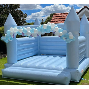 Inflable boda gorila macaron color <span class=keywords><strong>Luna</strong></span> inflable pastel blanco deshierbe rebote Castillo salto Castillo para niños y adultos - Product Image 5