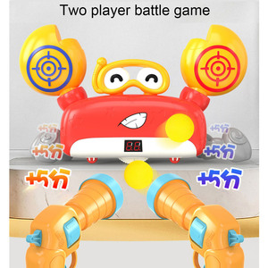 Dwi 2023 chụp mục tiêu Súng đồ chơi trò chơi âm nhạc đi bộ <span class=keywords><strong>Robot</strong></span> cua Đồ chơi <span class=keywords><strong>robot</strong></span> với quả bóng cho trẻ em - Product Image 5