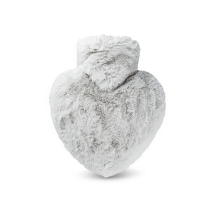 Bouillotte Hugo Frosch en forme de cœur avec housse en fourrure douce 1,8 L - Product Image 2