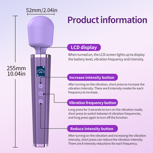 Potente y Silencioso Masajeador con Carga Magnética, Vibrador Clásico con Ajuste Flexible de 360° para Mujeres - Product Image 5