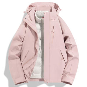 Veste pour homme de haute qualité teinte en 2025, vente directe d'usine, coupe-vent de haute qualité, softshell, imperméable, pour la randonnée en plein air - Product Image 4