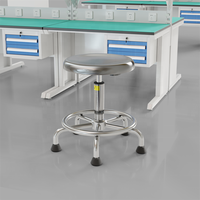 Mobilier commercial durable de tabouret de banc d'acier inoxydable direct d'usine pour l'école d'atelier d'utilisation d'hôpital de bureau de laboratoire