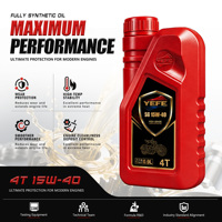 Huile moteur entièrement synthétique YEFE 15W-40 0W20 5W30 10W40 Lubrifiant professionnel pour moteur automobile Anti-corrosion Lubrification sans obstacle API