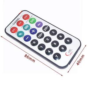 Control Remoto MP3, Microcontrolador Serie 51, Infrarrojo, <span class=keywords><strong>Mini</strong></span>, Material FR-4, Grosor de Placa de 1.6 mm - Product Image 5