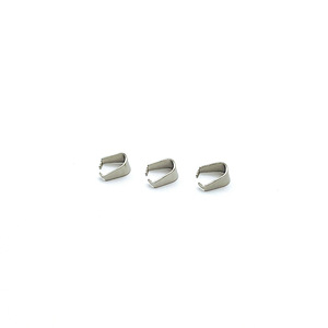 Stainless Steel DIY Jewelry Accessories Triangle Buckle Clasp <b>Pendant</b> Clip Connector Pinch <b>Bail</b> Clasp for Necklace Making - Product Image 5