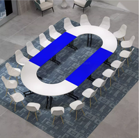 Nouvelle table de conférence mobile Ekintop pour formation, groupe, étudiants, bureau, consultation et négociation