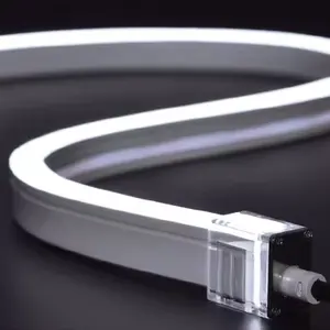 Custom 24V IP67 LED Neon Strip 12x20mm 10W White Flexible Rope LED Neon Strip
