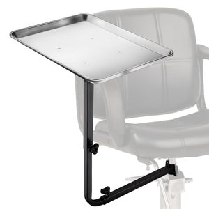 Bandeja Organizadora Giratoria Profesional de Alta Calidad para Silla de Barbero Negra, Extensión para Silla de Salón - Product Image 4