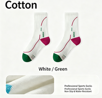 Chaussettes de sport personnalisées de haute qualité avec logo, respirantes et amortissantes, chaussettes mi-mollet pour femmes, chaussettes de badminton professionnelles pour l'entraînement et la gym