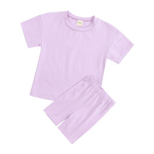 Conjuntos de Camisetas de Manga Corta y Leggings para Niños y Niñas, Pantalones Deportivos, Conjunto de 2 Piezas, Ropa de Verano 2022 para Niñas Pequeñas - Product Image 3