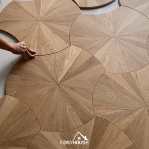 Pisos de madera con patrón de Versalles de roble multicapa de lujo, suelos insonorizados impermeables duraderos para Villa, apartamento, Hotel - Product Image 2