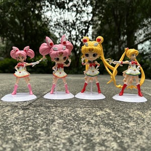 ชุดฟิกเกอร์อนิเมะเซเลอร์มูน อีเทอร์นอล พรีเมียม วัสดุ PVC พร้อมตัวละครอุซากิ ซึคิโนะ และ ชิบิอุสะ ซึคิโนะ ของเล่นสไตล์ Q น่ารัก เหมาะสำหรับตั้งโชว์และเป็นของขวัญ - Product Image 2