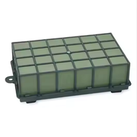 Yiliang Mousse florale fraîche, Cadre de cage mural, Bloc de ponçage pour argile humide, pour la décoration de la Fête des Mères, des événements de remise des diplômes et la résine