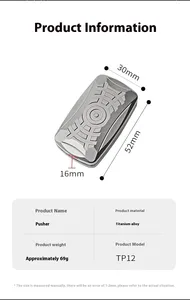 GETWICK Monopatín de Descompresión Portátil de Aleación de Titanio con Ranura Infinita para Tarjetas, Herramienta EDC, Aprendizaje, Trabajo, Dispositivo de Sonido Portátil - Product Image 6