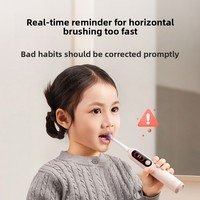Cepillo de Dientes Eléctrico Inteligente Mijia para Niños, Color Azul y Rosa, Pantalla en Chino, Control por Aplicación Xiaomi