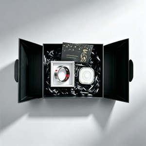 Coffret Cadeau Bague Intelligente : Suivi Santé (Sommeil, Fréquence Cardiaque, Oxygène Sanguin) – Bijou Connecté Portable – OEM/ODM – Cadeau d'Entreprise - Product Image 1