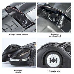 Modellino Auto 1:18 Licenziato Batman 1995, Modello in Lega con Suoni e Luci, Veicolo Giocattolo in Metallo da Collezione - Product Image 3