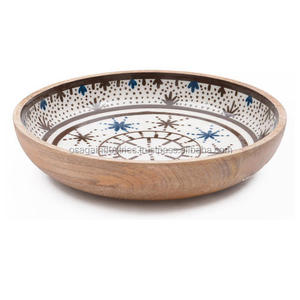 De METAL de madera de resina de forma redonda, de alta calidad, de nuevo diseño, decoración de la Mesa de HOTEL de madera de la resina de - Product Image 6