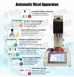 स्वचालित विशट सीमेंट स्थिरता सेटिंग समय प्रवेश परीक्षक सुई स्वचालित विसट उपकरण - Product Image 6