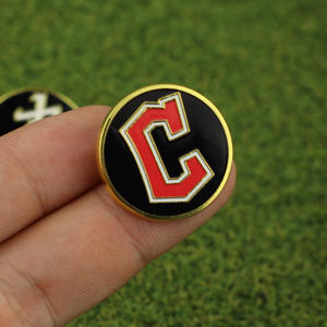 批发专业定制套装帽子俱乐部别针金属联盟棒球带团队标志 - Product Image 3