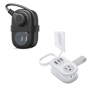 15A New Design Mini <b>Smart</b> Outdoor Power Strip 3 Way USB Ports + 2 Type-C PD20W QC3.0 Fast Charging Extension <b>Socket</b> - Product Image 1