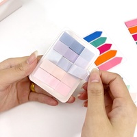 Blocs de notes adhésifs transparents, blocs de notes autocollants imperméables, notes adhésives translucides pour annoter les livres