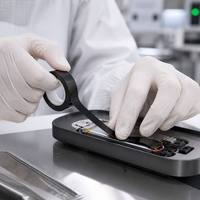 Cinta Adhesiva de Doble Cara de PET Negra Resistente a los Rayos UV, Resistente al Envejecimiento, Acrílico Modificado, Fuerte Adhesión Inicial, Adhesión Final para Electrónica