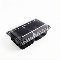 Barquette alimentaire jetable en PET transparente, best-seller, pour l'emballage de bonbons durs, de noix, de croustilles et de desserts