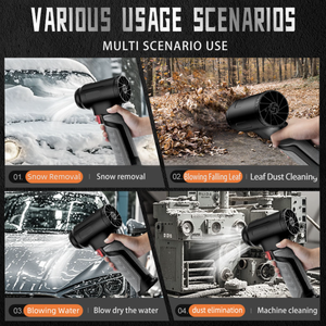 X9 Super Power Turbo <strong>Fan</strong> 6000mAh High-Speed Cordless DIY Electric <strong>Air</strong> <strong>Blower</strong> Car Cleaning Tool for Home Use - Product Image 3