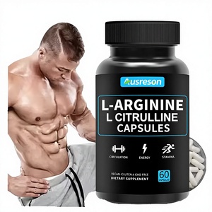 Ausreson <span class=keywords><strong>L</strong></span>-arginina <span class=keywords><strong>L</strong></span>-citrullina Capsule Integratore Sportivo Aminoacido 1000 mg 5000 mg Capsule <span class=keywords><strong>L</strong></span>-Arginina <span class=keywords><strong>L</strong></span>-Citrullina - Product Image 1