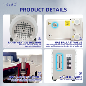 回転式ベーン真空ポンプT40D高保存実験装置オイルフリー小型エアターボT - Product Image 6