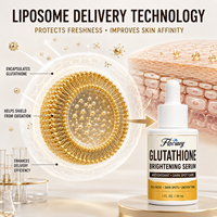 Sérum Visage Liquide Liposomal au Glutathion OEM/ODM Marque Privée Éclaircissant Anti-Taches Unifiant le Teint 30ml