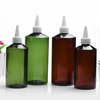 Flacon compte-gouttes en plastique PET de 500ml pour cheveux, huile, encre, autres liquides, taille 300ml