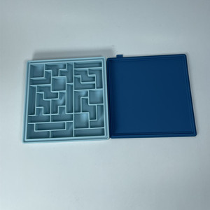 Moule à glaçons en silicone avec design <span class=keywords><strong>labyrinthe</strong></span> pour whisky, jus, crème glacée - Écologique, pour cuisine, bar, articles ménagers (couleur personnalisable) - Product Image 1